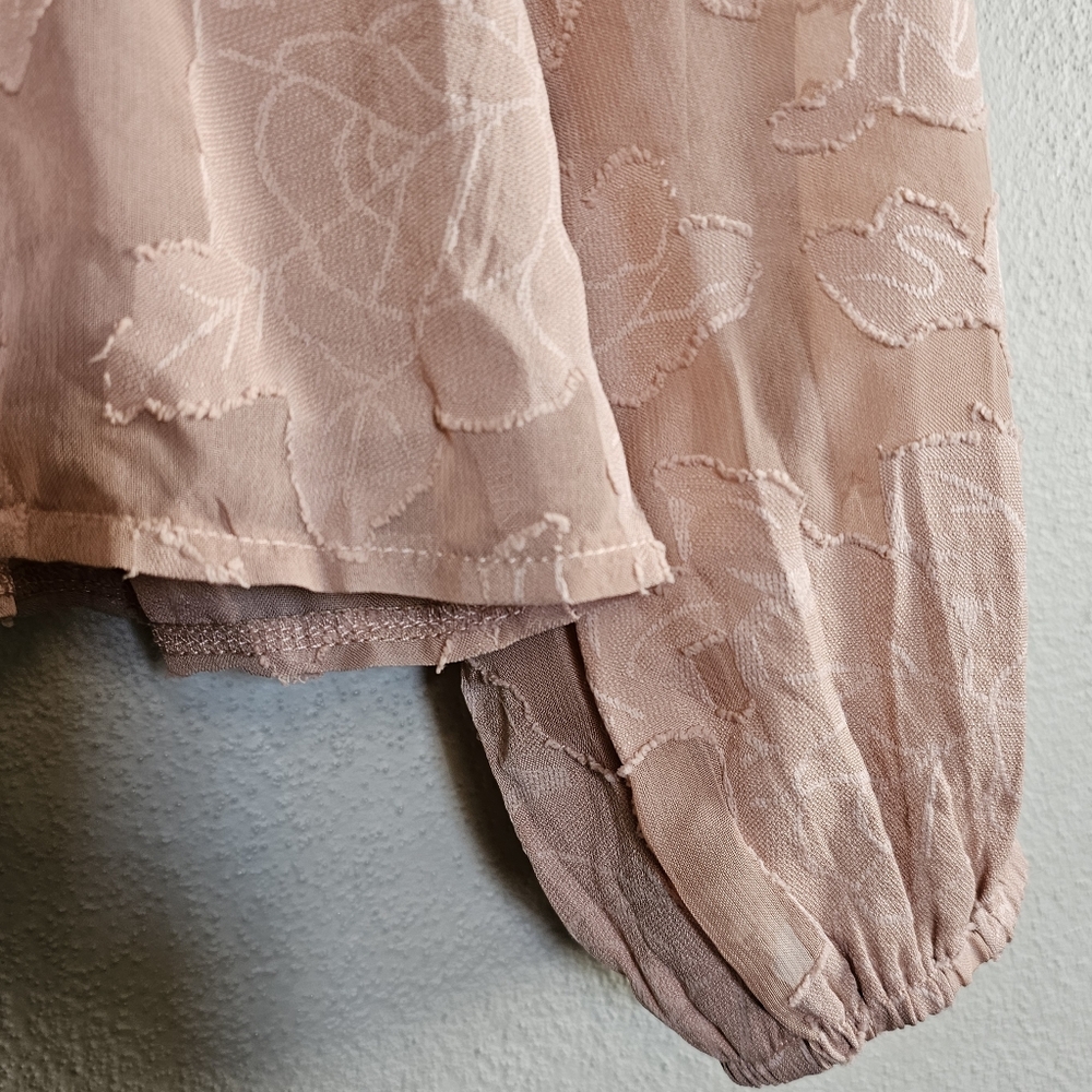 ☆ ELGOGY Pink Blouse, M ☆ - Picture 5 of 10